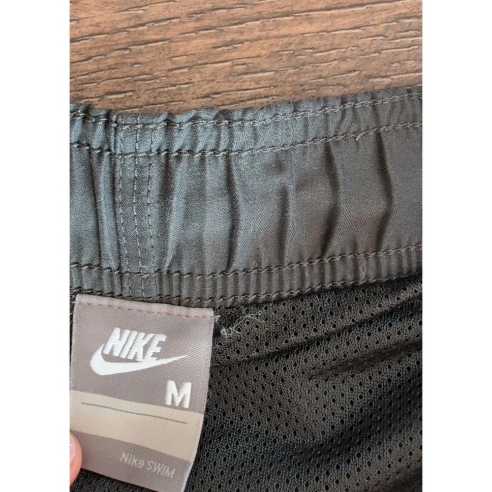 Nike Swim Mens Board Shorts Floral Tropical Print Orange Grey White Size Medium - Picture 5 of 14